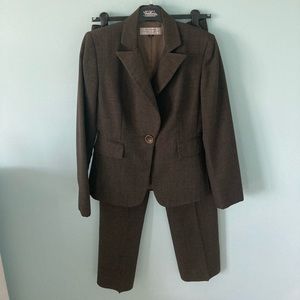 Brown Tahari Suit